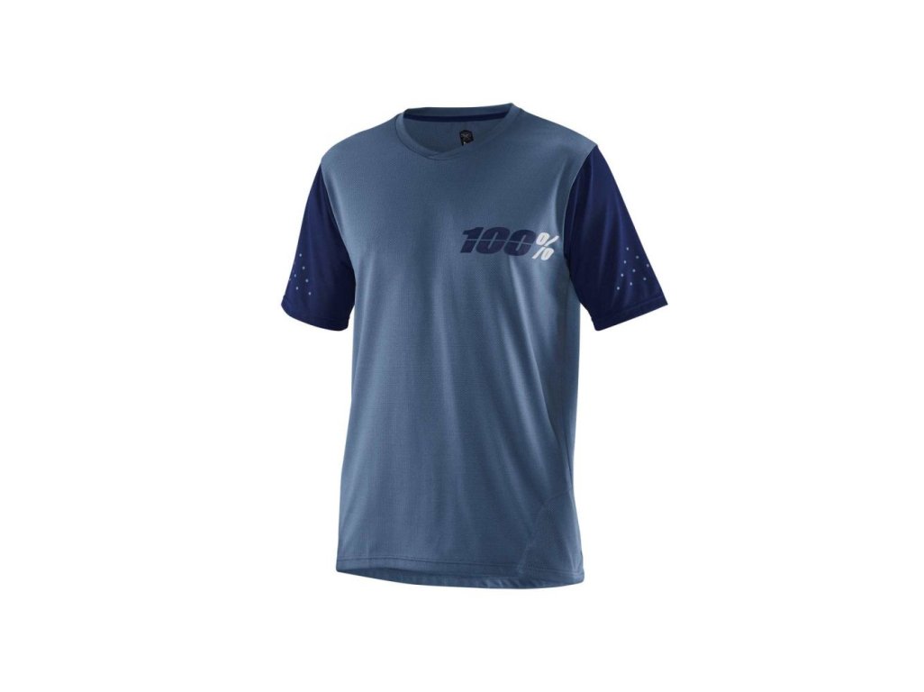 dres 100% RIDECAMP JERSEY SLATE BLUE