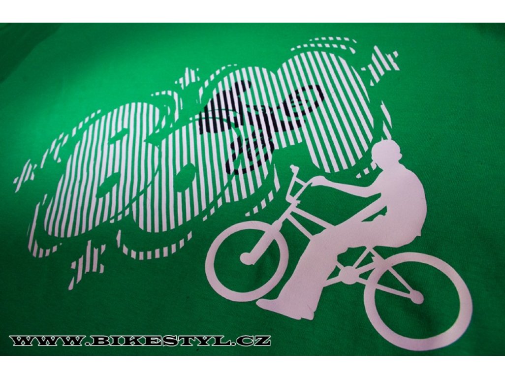 Triko Bikestyl Boom BMX zelené