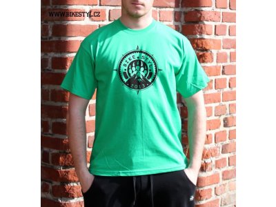 pánské tričko Bikestyl green