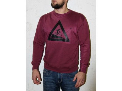 mikina Utrženej Ze řetězU unisex hoodie burgundy