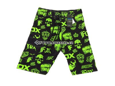 Fox Racing plavky black-green boardshort