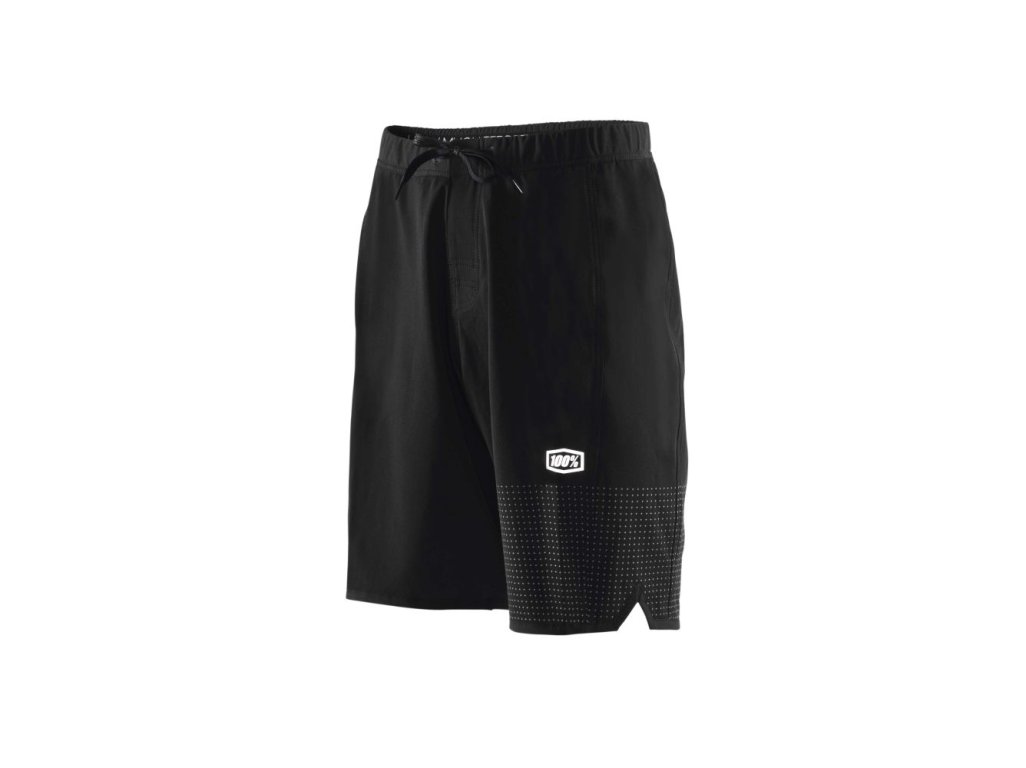 100% DRAFT ATHLETIC SHORT BLACK-SLIVER