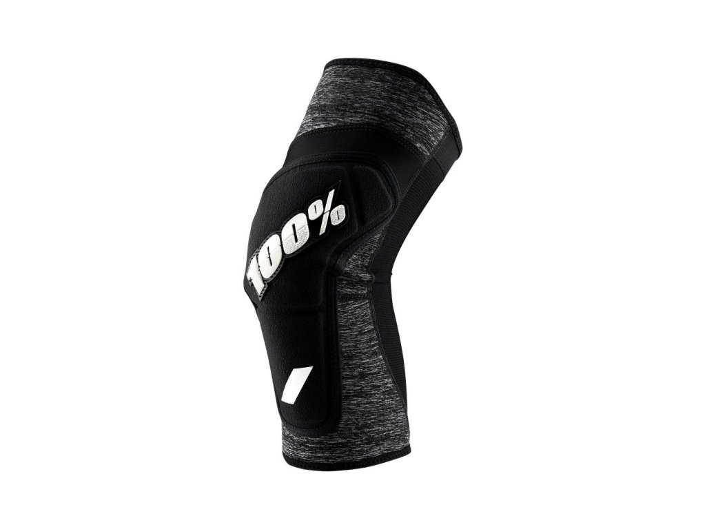 100% RIDECAMP KNEE GUARD GREY HEATHER/BLACK