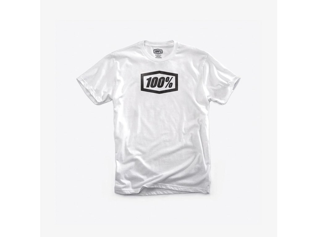 pánské triko 100% ESSENTIAL T-SHIRT WHITE