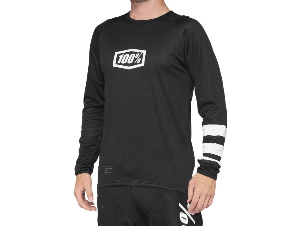 dres 100% R-CORE X JERSEY BLACK