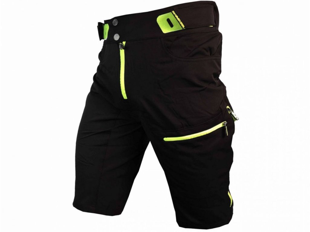 Haven Singletrail kraťasy bike shorts black-green