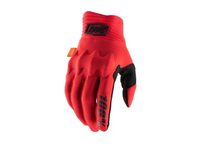 100% rukavice Cognito gloves red-black