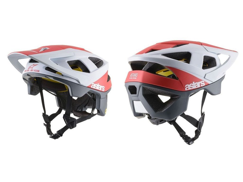 Alpinestars Vector TECH Polar Helma MIPS - white red matt