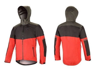 Alpinestars Tahoe Waterproof Jacket bunda Black Red DK Shadow