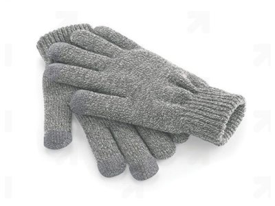 Pletené rukavice Smart gloves, grey