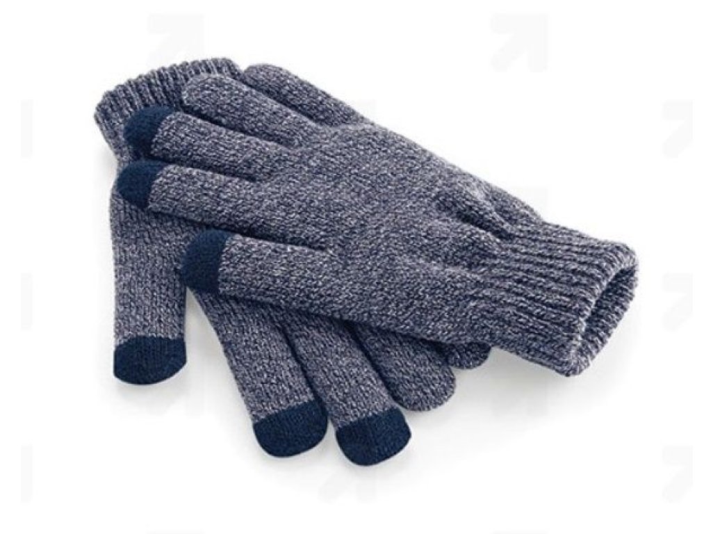 Pletené rukavice Smart gloves, navy