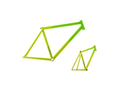 NS Bikes Analog Fixed Gear Hardcore rám - velikost S - Lime