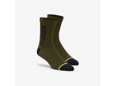100% ponožky RYTHYM Merino Performance Socks FATIGUE