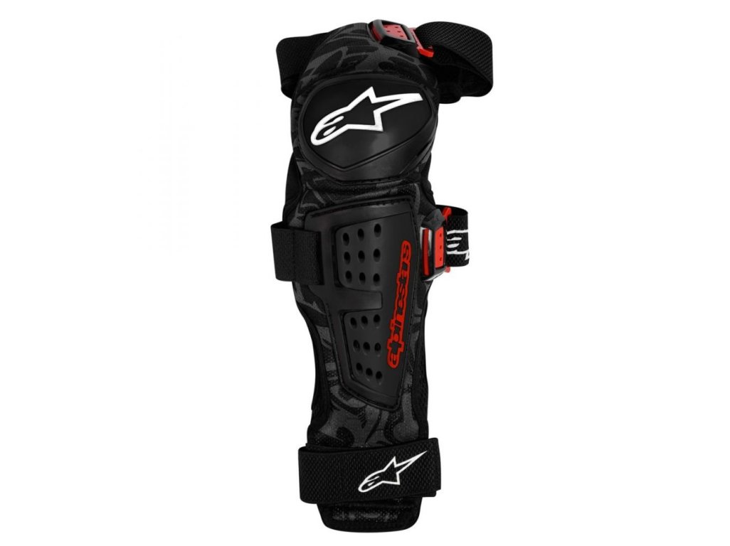 Alpinestars MOAB BLACK - profi chrániče kolen a holení