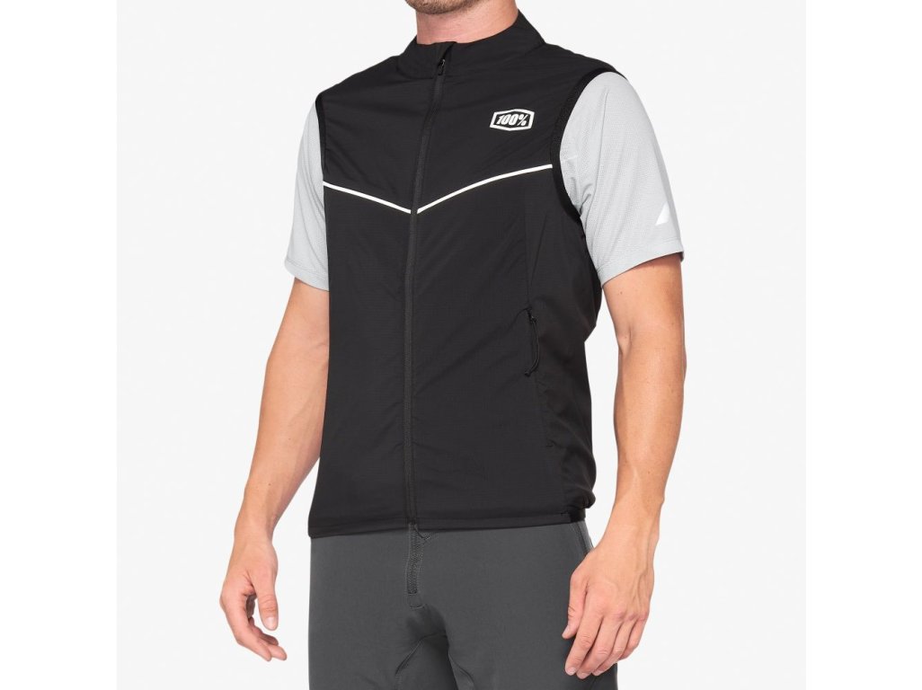 Pánská vesta 100% CORRIDOR STRETCH VEST BLACK