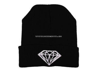 Diamond zimní pletena čepice černá