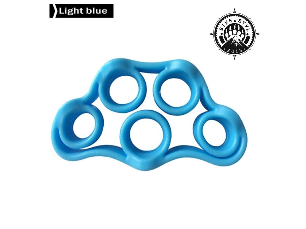 Finger Resistance Band - posilovač prstů 3000 Light Blue 3kg