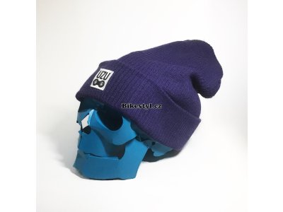 UZU zimní pletená čepice unisex purple