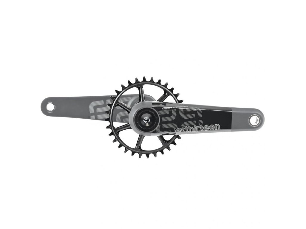 TRS Race Carbon Crank | 170x73mm | no BB, no ring | w/Self Extractor | Black