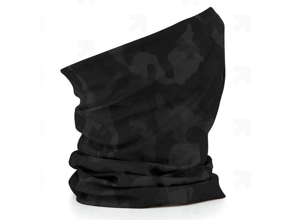 Nákrčník - tunel na krk black camo