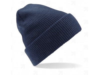 Zimní pletená čepice navy blue