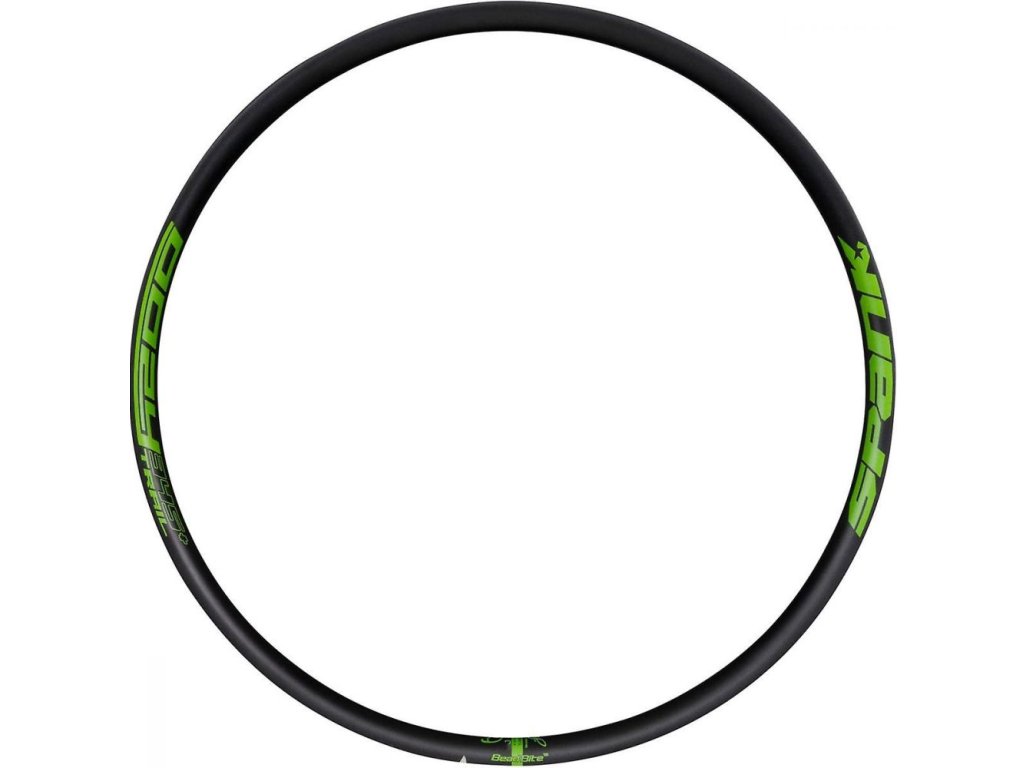 OOZY Trail 295 Rim, 27.5\ Black Green"