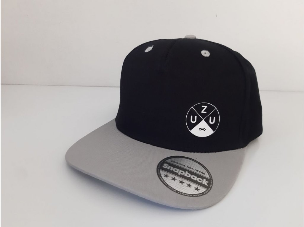 Kšiltovka UZU Black series snapback grey