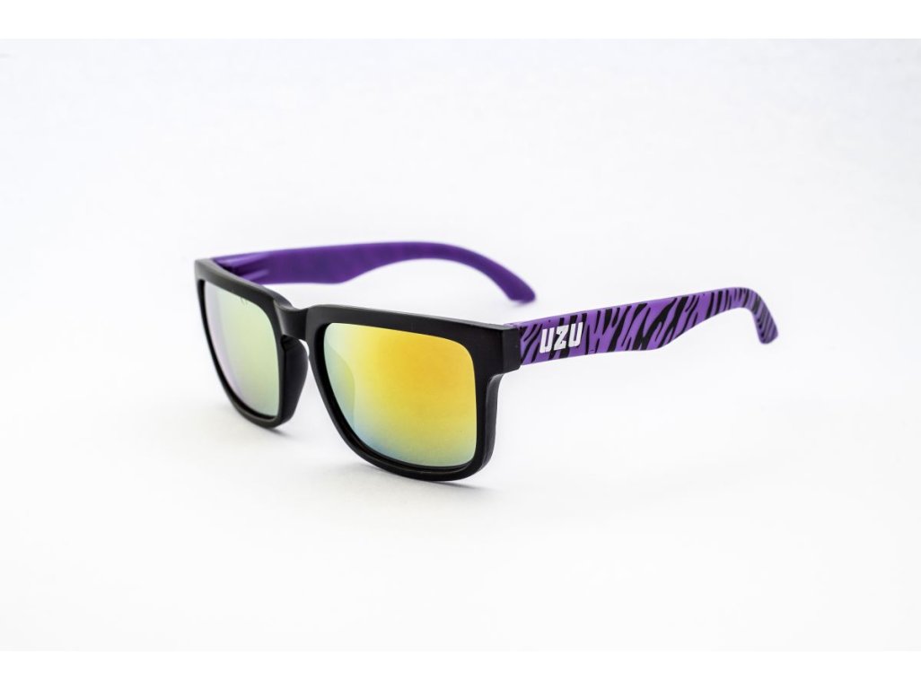 sluneční brýle Utrženej ze řetězu purple black sunglasses