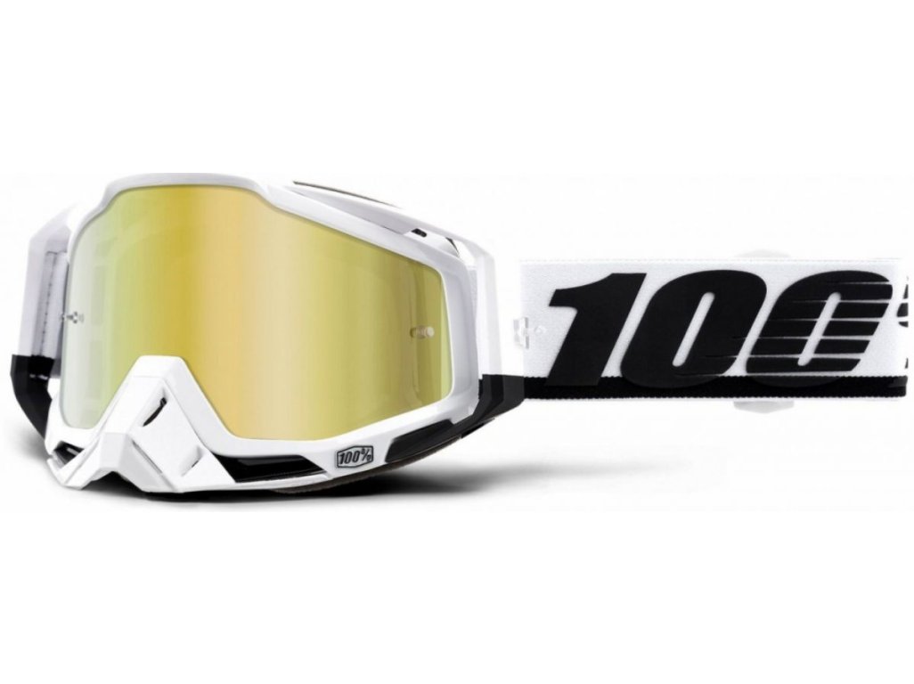 Brýle Racecraft goggle Stuu mirror gold lens