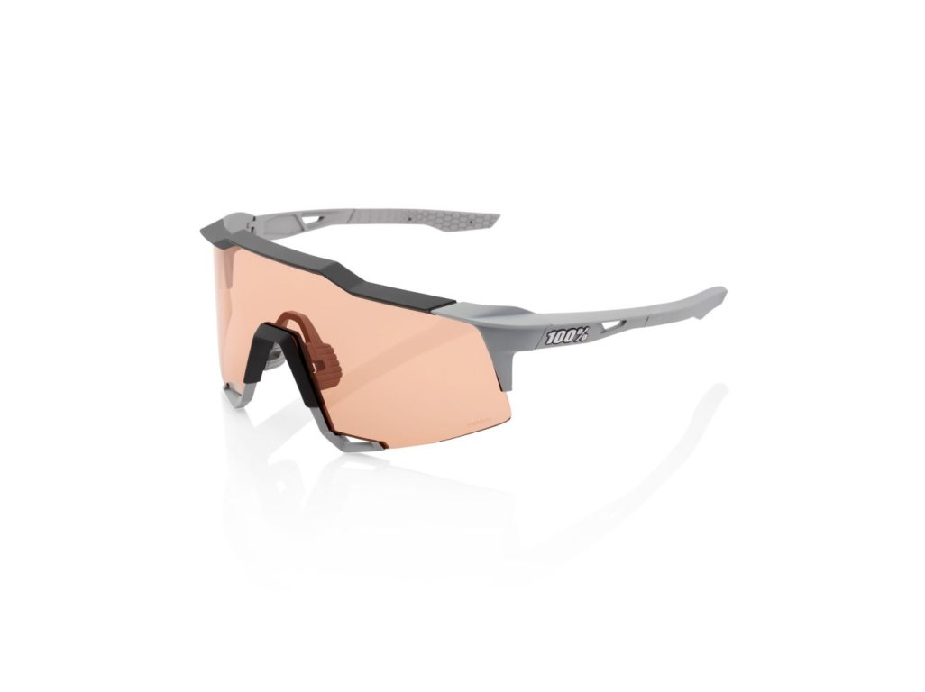 sluneční brýle 100 Percent Speedcraft soft tact stone grey - hiper coral lens