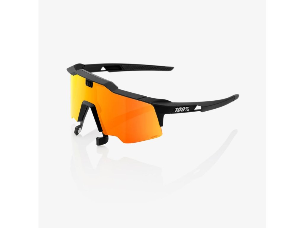 sluneční brýle 100 Percent Speedcraft Air soft tact black - hiper red multiplayer mirror