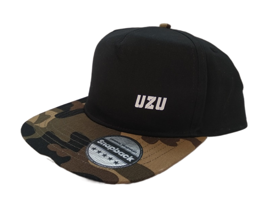 Kšiltovka UZU black camo snapback