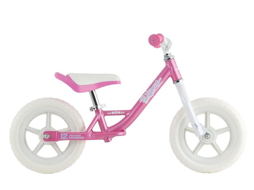 Haro PreWheelz Alu 12 - dětské odrážedlo - Pearl Pink růžová