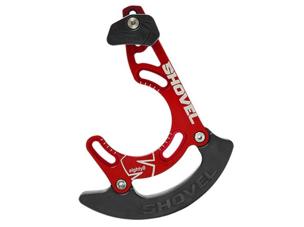 Shovel Eighty8 Alu - vodítko řetězu Enduro (70 g.)- červené