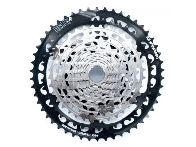 Helix Race Cassette | 12 Speed | 9-50T | Nickel Grey