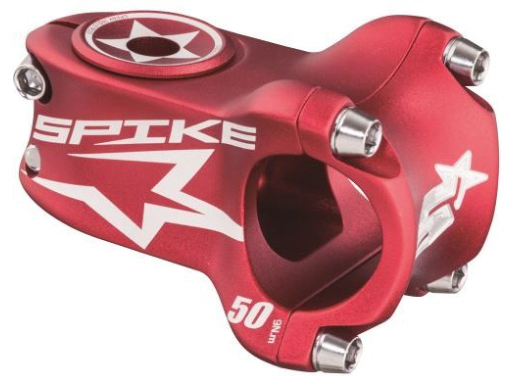 Spike Race Stem, 50mm Red