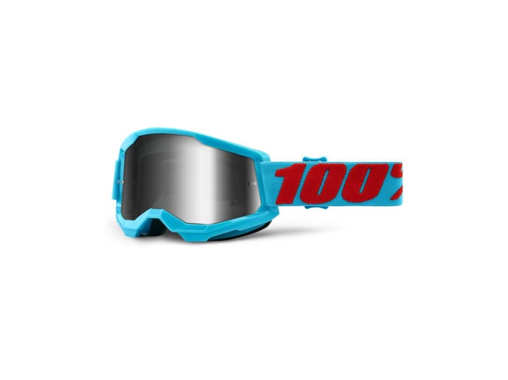 100% brýle motokrosové Strata 2 Summit mirror silver lens