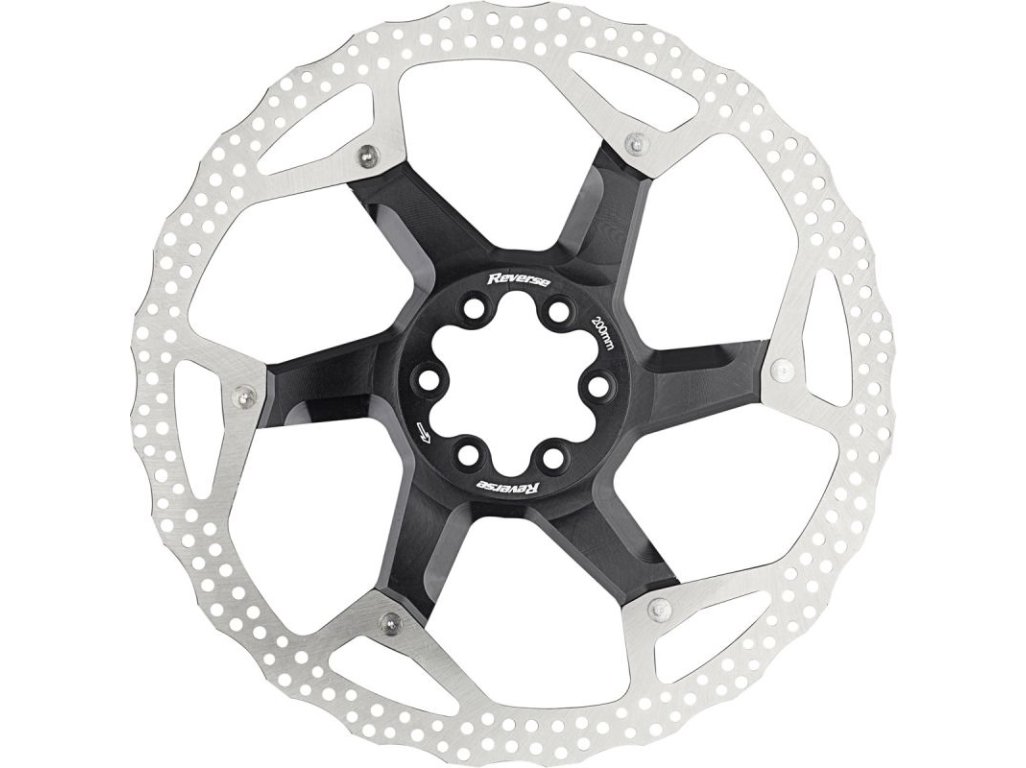 Brzdový kotouč 200 mm, 6 děr, Reverse Alloy/Steel, Black