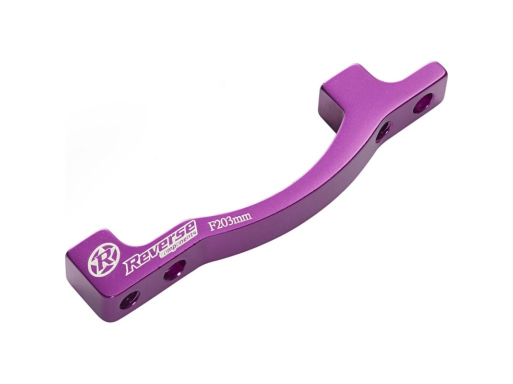 Adaptér přední brzdy Reverse PM-PM 203 mm Purple