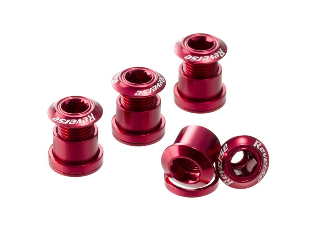 Šrouby do převodníku Reverse Alloy 7 mm, 4 ks Red