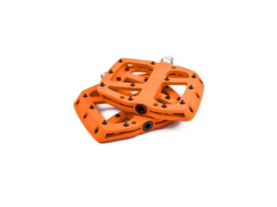 Base Flat Pedal | Composite Body | 22 Pins | Naranja