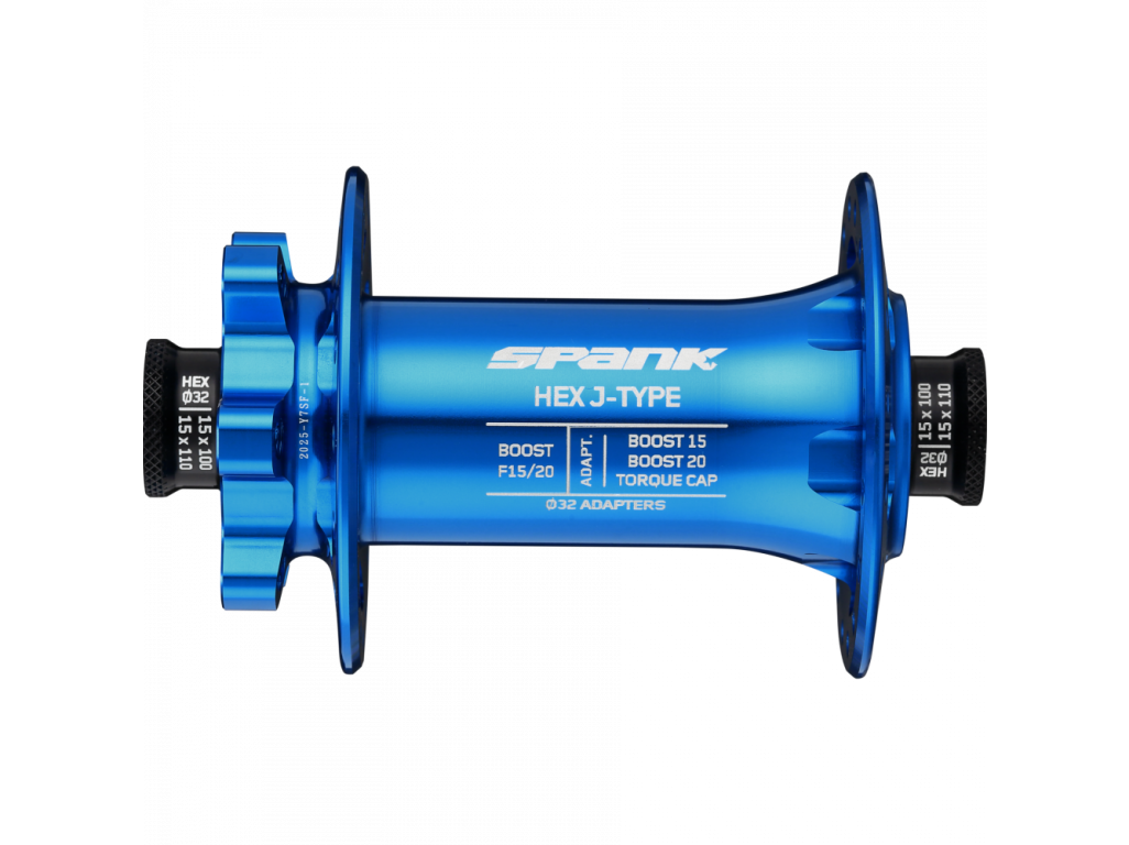 HEX J-TYPE Boost F15/20 Front Hub Blue