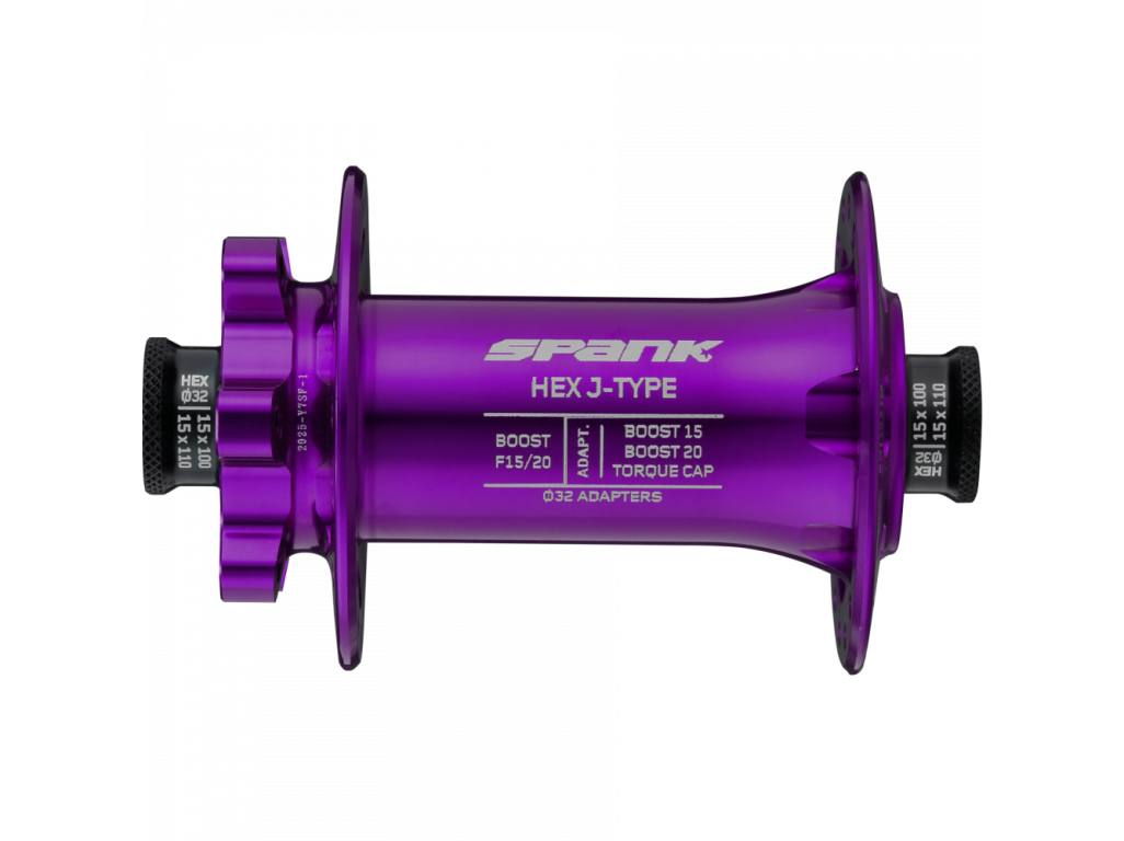 HEX J-TYPE Boost F15/20 Front Hub Purple