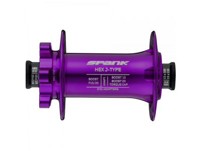 HEX J-TYPE Boost F15/20 Front Hub Purple