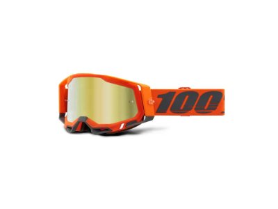 100% brýle RACECRAFT 2 goggle KERV - MIRROR GOLD LENS