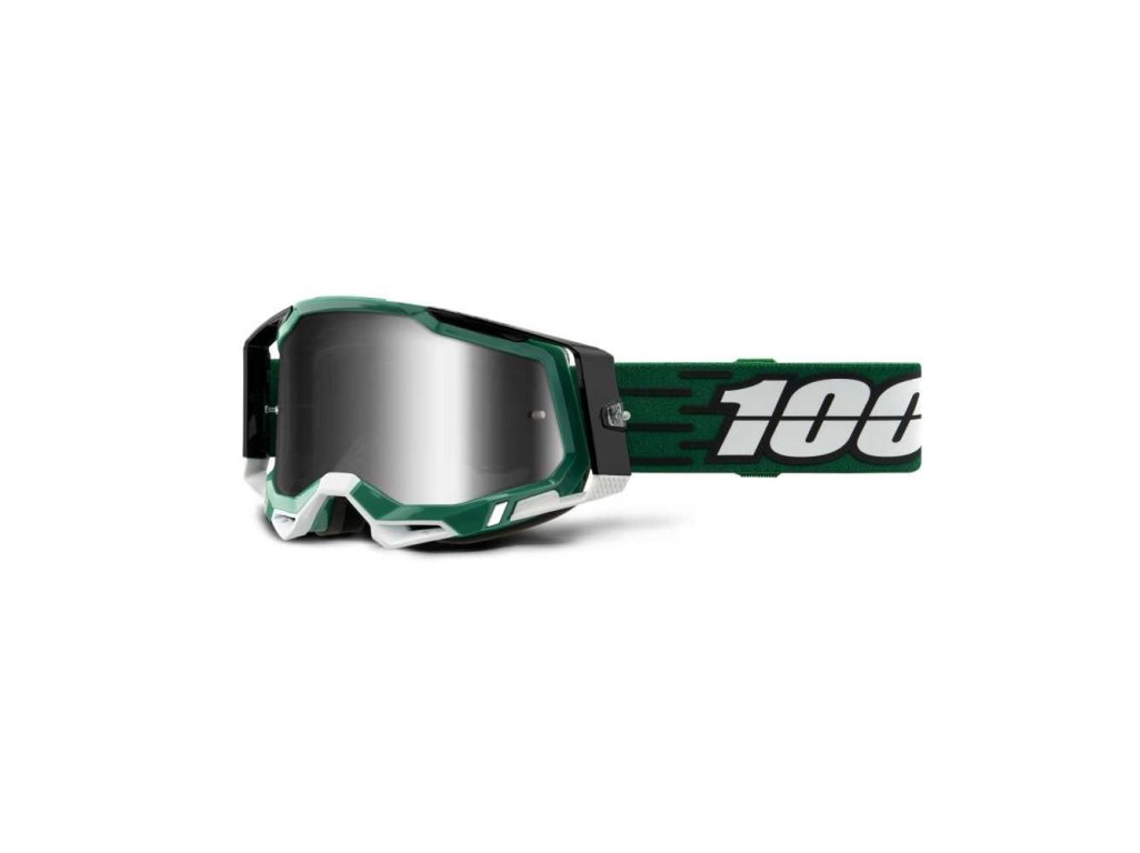 100% brýle RACECRAFT 2 goggle MILORI MIRROR SILVER lens