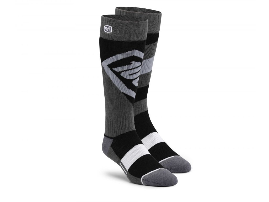 100% ponožky TORQUE COMFORT MOTO SOCKS BLACK