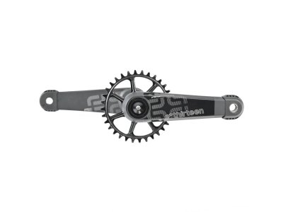 LG1 Race Carbon Crank | 175x73mm | no BB, no ring | w/Self Extractor | Black