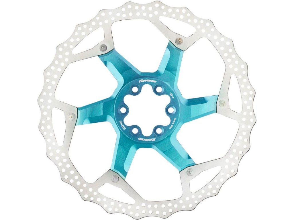 Brzdový kotouč 200 mm, 6 děr, Reverse Alloy/Steel, Light Blue