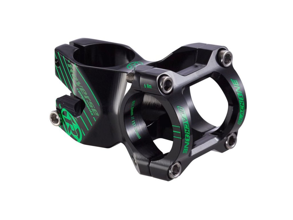 Představec Reverse Black One Enduro 50 mm / 31,8 mm Black / Neon Green